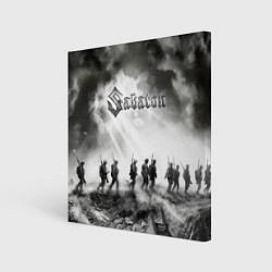 Холст квадратный Sabaton, цвет: 3D-принт