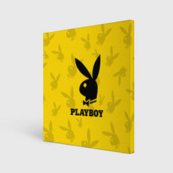 Холст квадратный PLAYBOY, цвет: 3D-принт