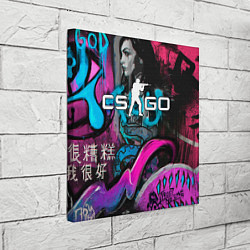 Холст квадратный CS GO - Fever Dream, цвет: 3D-принт — фото 2
