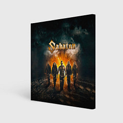Холст квадратный Sabaton, цвет: 3D-принт