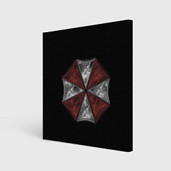 Холст квадратный Umbrella Corporation, цвет: 3D-принт