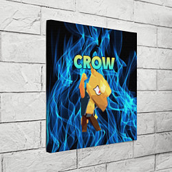 Холст квадратный BRAWL STARS CROW, цвет: 3D-принт — фото 2
