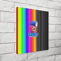Холст квадратный SONIC 2020, цвет: 3D-принт — фото 2