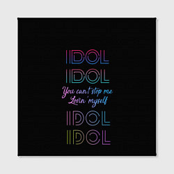 Холст квадратный BTS, цвет: 3D-принт — фото 2