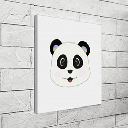 Холст квадратный Panda, цвет: 3D-принт — фото 2