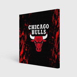 Холст квадратный CHICAGO BULLS, цвет: 3D-принт