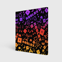 Холст квадратный Roblox, цвет: 3D-принт