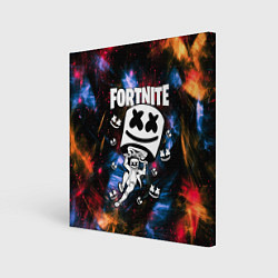 Холст квадратный FORTNITE x MARSHMELLO, цвет: 3D-принт