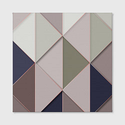 Холст квадратный Треугольники, цвет: 3D-принт — фото 2