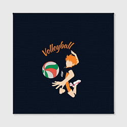 Холст квадратный Волейбол, цвет: 3D-принт — фото 2