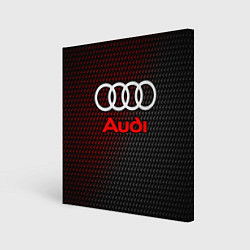 Холст квадратный AUDI АУДИ, цвет: 3D-принт