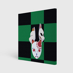 Холст квадратный Падшие ученики, выживший лис, цвет: 3D-принт