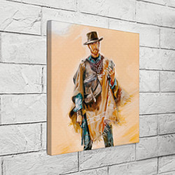 Холст квадратный Ковбой, цвет: 3D-принт — фото 2