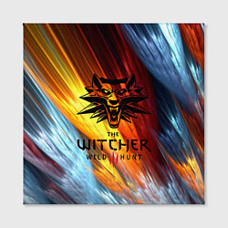 Холст квадратный The Witcher Ведьмак Logo, цвет: 3D-принт — фото 2
