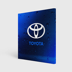 Холст квадратный TOYOTA ТОЙОТА, цвет: 3D-принт