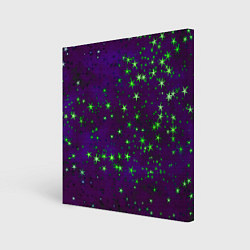 Холст квадратный Звездное небо арт, цвет: 3D-принт