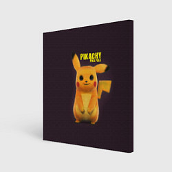 Картина квадратная Pikachu Pika Pika