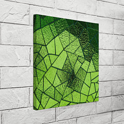 Холст квадратный Мозайка из стекла, цвет: 3D-принт — фото 2