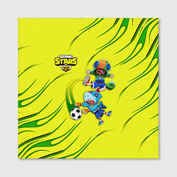 Холст квадратный Brawl Stars футбол, цвет: 3D-принт — фото 2