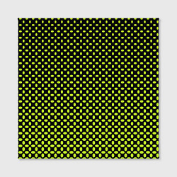 Холст квадратный Зеленая клетка, цвет: 3D-принт — фото 2