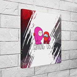 Холст квадратный Among Us Friend Z, цвет: 3D-принт — фото 2