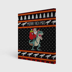 Картина квадратная Merry Rex-mas