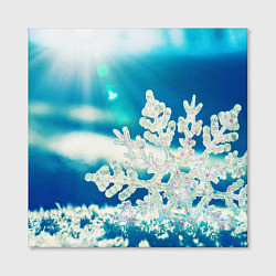 Холст квадратный Снег, цвет: 3D-принт — фото 2