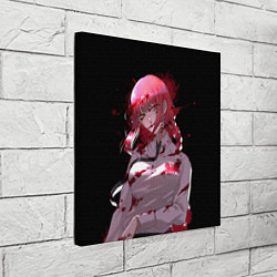 Холст квадратный Makima Chainsaw Man, цвет: 3D-принт — фото 2