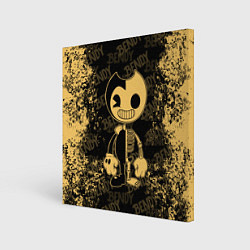 Холст квадратный Bendy And The Ink Machine краска, цвет: 3D-принт