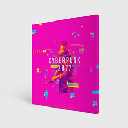 Картина квадратная Cyberpunk 2077