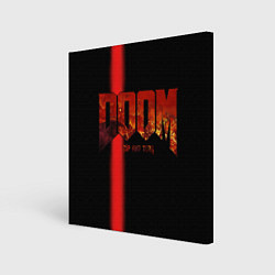 Холст квадратный Doom Rip and Tear, цвет: 3D-принт