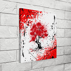 Холст квадратный САКУРА SAKURA ВИШНЯ, цвет: 3D-принт — фото 2