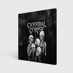 Холст квадратный Cannibal Corpse, цвет: 3D-принт
