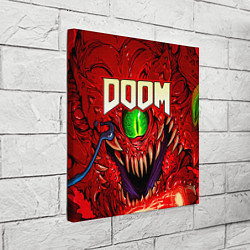 Холст квадратный DOOM Eternal, цвет: 3D-принт — фото 2