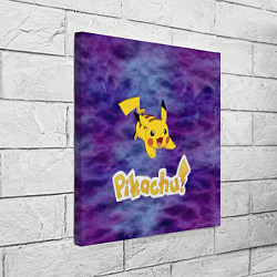 Холст квадратный Pikachu Blue&Rose K&C, цвет: 3D-принт — фото 2