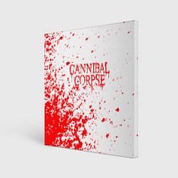 Холст квадратный Cannibal corpse, цвет: 3D-принт