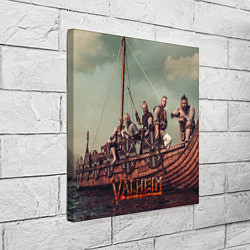 Холст квадратный Valheim викинги, цвет: 3D-принт — фото 2