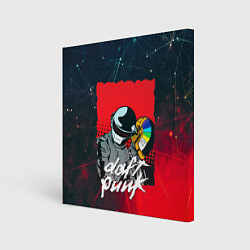 Холст квадратный DAFT PUNK MUSIC, цвет: 3D-принт
