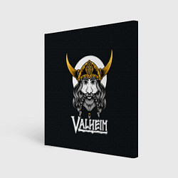 Холст квадратный Valheim Viking, цвет: 3D-принт