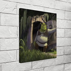 Холст квадратный Shrek: Somebody Once Told Me, цвет: 3D-принт — фото 2