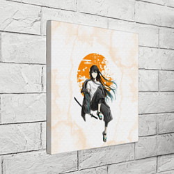 Холст квадратный Муичиро Токито Kimetsu no Yaiba, цвет: 3D-принт — фото 2