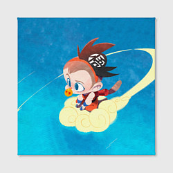 Холст квадратный Baby Goku, цвет: 3D-принт — фото 2