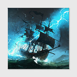 Холст квадратный Летучий голландец, цвет: 3D-принт — фото 2