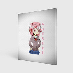 Холст квадратный Doki Doki NATSUKI, цвет: 3D-принт