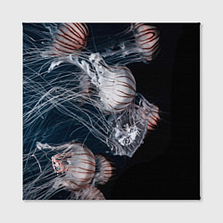 Холст квадратный Медузы, цвет: 3D-принт — фото 2