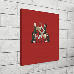 Холст квадратный Girls und Panzer Правда, цвет: 3D-принт — фото 2