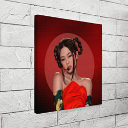 Холст квадратный Дженни BLACKPINK, цвет: 3D-принт — фото 2