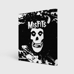 Холст квадратный MISFITS 4, цвет: 3D-принт