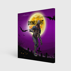 Холст квадратный Dying light зомби, цвет: 3D-принт