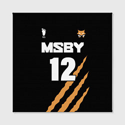 Холст квадратный 12 MSBY BLACK JACKALS, цвет: 3D-принт — фото 2